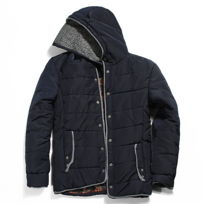 Ανδρικό χειμωνιάτικο μπουφάν  μει ζεστή μάλλινη επένδυση, 2 χρώματα