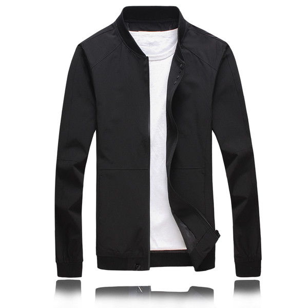 Мъжко пролетно-есенно яке с О-образна яка, 2 цвята