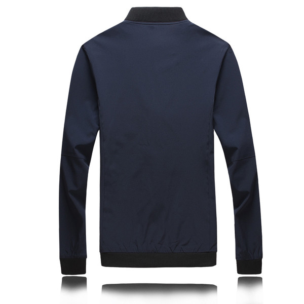 Мъжко пролетно-есенно яке с О-образна яка, 2 цвята