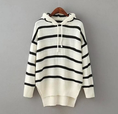 Καθημερινό γυναικείο φούτερ με κυκούλα και κορδόνια