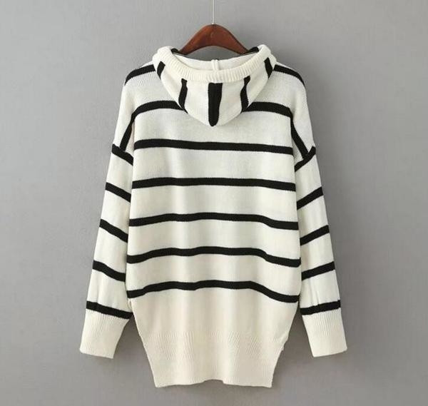 Καθημερινό γυναικείο φούτερ με κυκούλα και κορδόνια