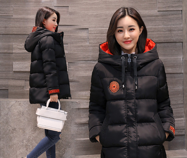 Дамско зимно яке с качулка и топъл пълнеж , тип грейка