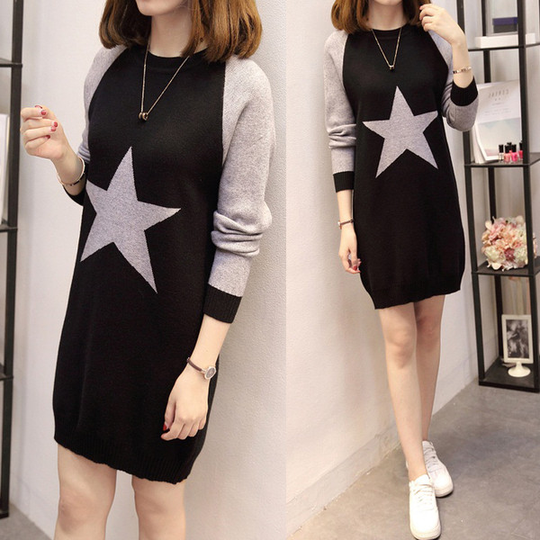 Γυναικέιο φόρεμα με αστέρι - δύο μοντέλα