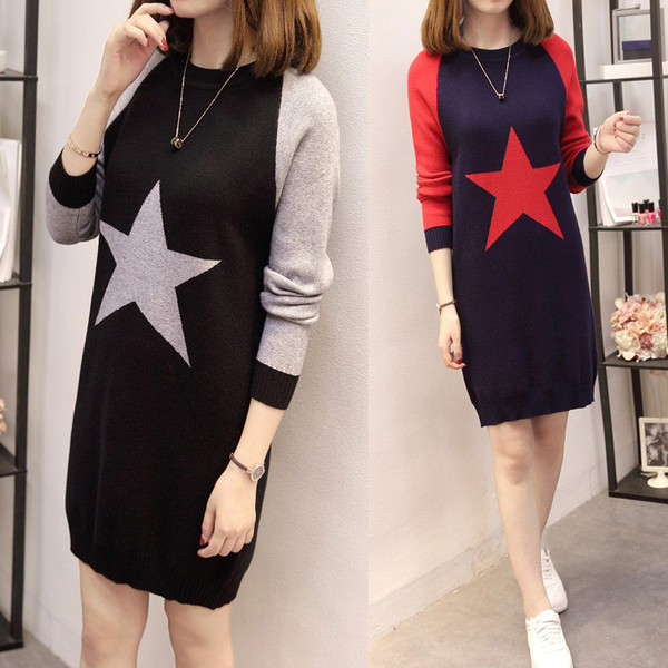 Γυναικέιο φόρεμα με αστέρι - δύο μοντέλα