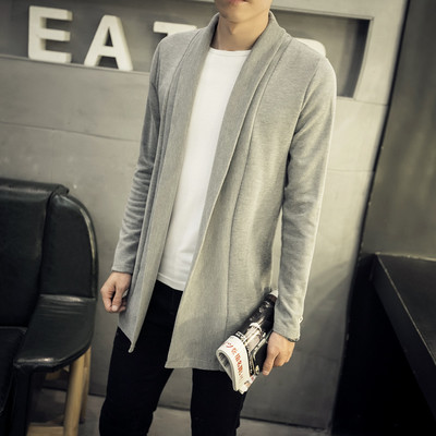 Σπορ-κομψή μακρύ ανδική ζακέτα - 3 χρώματα