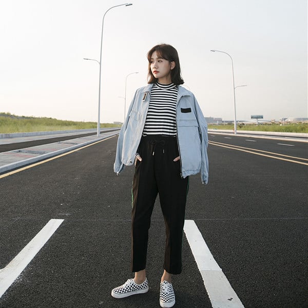 Τρέχοντα αθλητικά γυναικέια παντελόνια με μήκος 7/8