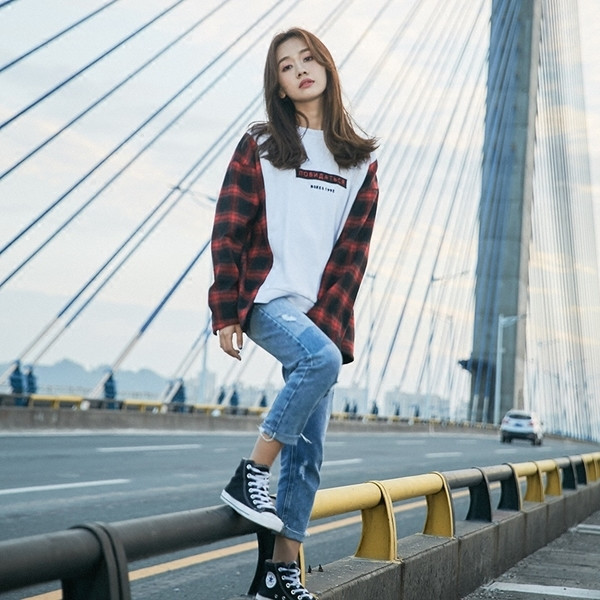 Casual γυναικεία μπλούζα σε  εύρυ στυλ