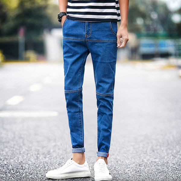 Τα casual τζιν ανδρικά με υψηλή μέση - 3 χρώματα