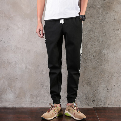 Τα casual αθλητικά ανδρικά παντελόνια σε γκρι και μαύρο χρώμα