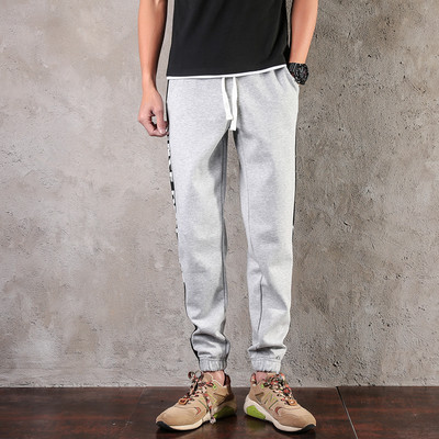 Τα casual αθλητικά ανδρικά παντελόνια σε γκρι και μαύρο χρώμα
