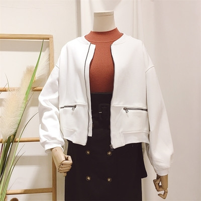 Καθημερινό λεπτό γυναικείο μπουφάν σε τρία χρώματα