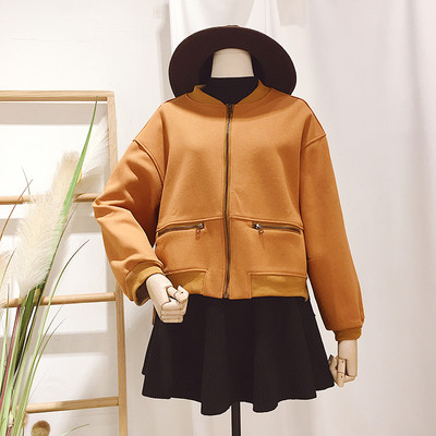 Καθημερινό λεπτό γυναικείο μπουφάν σε τρία χρώματα