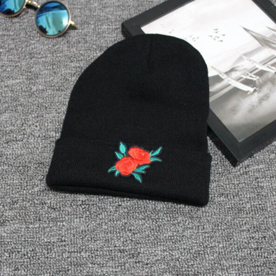 Καθημερινό καπέλο χειμωνιάτικο με μοντέρνα κεντήματα, 4 σχέδια