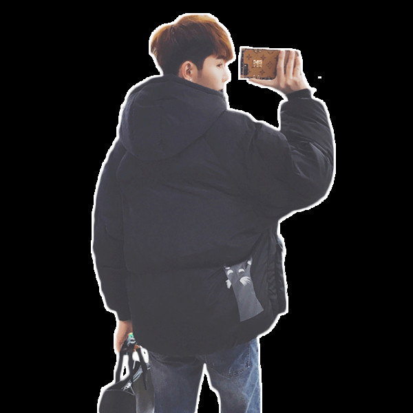 Χοντρό και πολύ ζεστό χειμωνιάτικο ανδρικό μπουφάν 