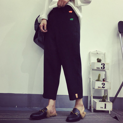 Μακρύ γυναικείο παντελόνι με μήκος 9/10