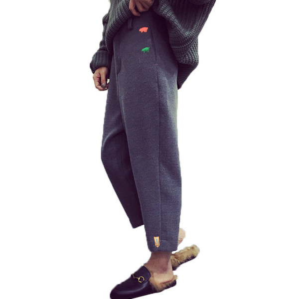 Μακρύ γυναικείο παντελόνι με μήκος 9/10