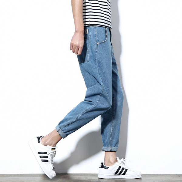 Ежедневни и много удобни мъжки актуални дънки, 3 цвята