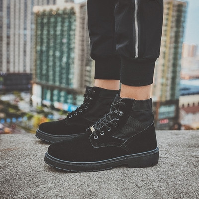 Мъжки зимни боти с груба неплъзгаща се подметка в 2 цвята