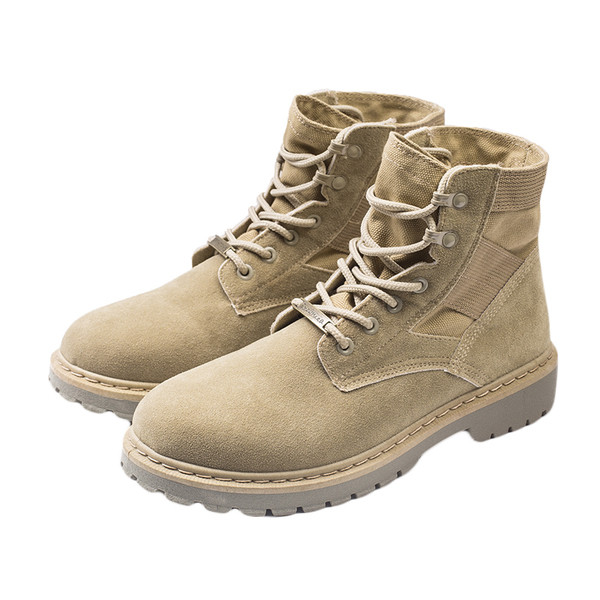 Мъжки зимни боти с груба неплъзгаща се подметка в 2 цвята