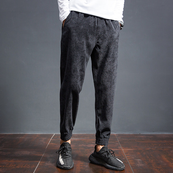 Πολύ άνετα παντελόνια για casual άνδρες με μεγάλες τσέπες, φαρδιά σχέδια