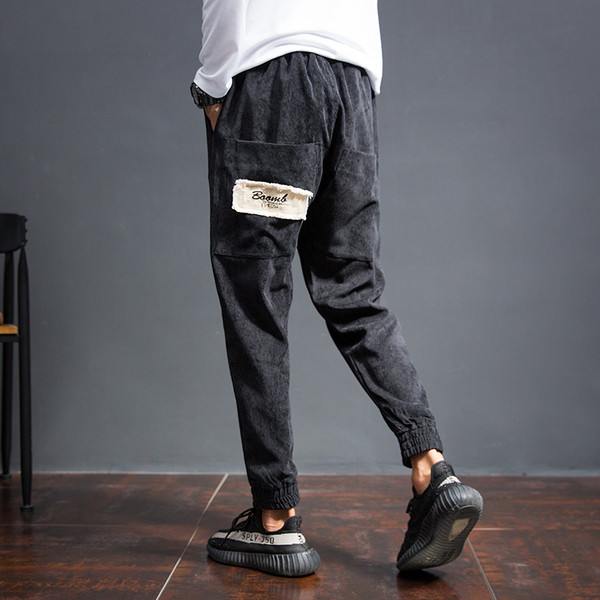 Πολύ άνετα παντελόνια για casual άνδρες με μεγάλες τσέπες, φαρδιά σχέδια