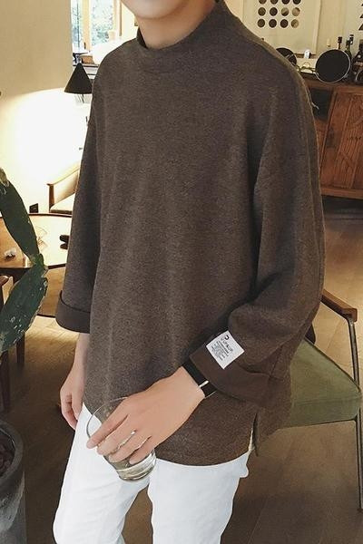 Ανδρική μπλούζα φθινοπώρου-χειμώνα σε διάφορα χρώματα