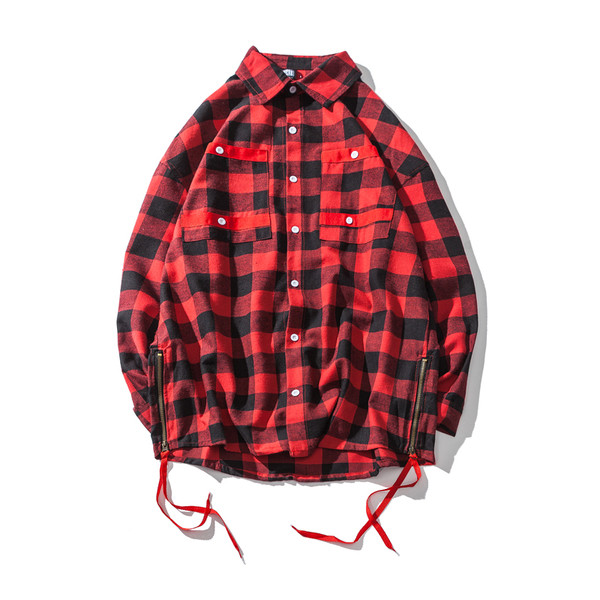 Κομψό μακρύ πουκάμισο ανδρών σε δύο χρώματα