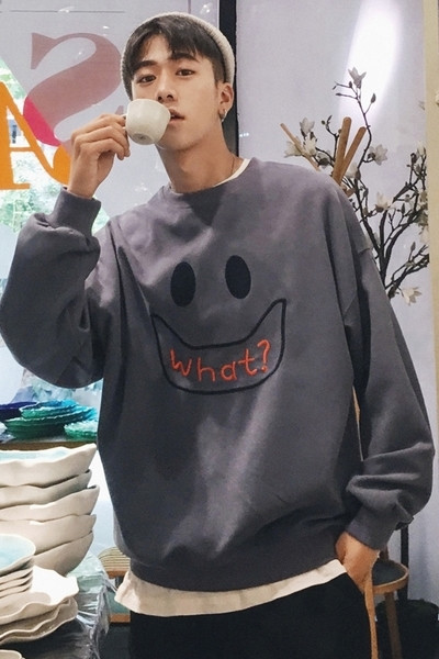 Πουλόβερ ζεστό ανδρικό με τριών χρωμάτων εφαρμογών