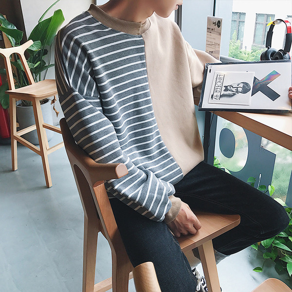 Ενδιαφέρουσα μπλούζα ανδρών με δύο πρόσωπα