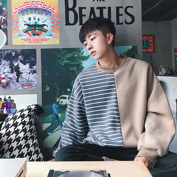 Ενδιαφέρουσα μπλούζα ανδρών με δύο πρόσωπα