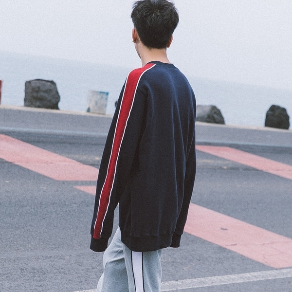 Ευρεία μπλούζα αθλητικών ανδρών σε τρία χρώματα