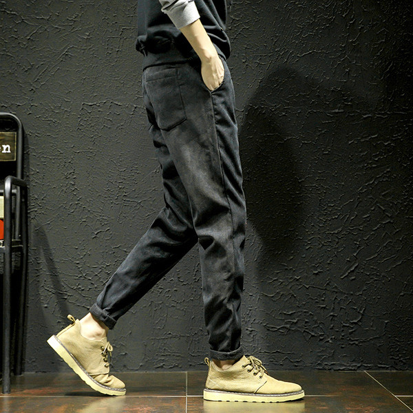 Καθημερινά σπορ-κομψά παντελόνια με ελαστική μέση σε δύο χρώματα