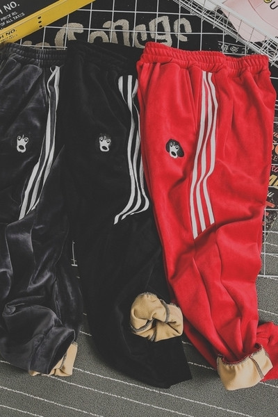 Πολύ άνετα και ζεστά καθημερινά αθλητικά παντελόνια για άνδρες με μικρά κεντήματα, 3 χρώματα