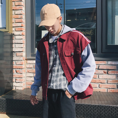 Αθλητικό denim μπουφάν σε τρία χρώματα