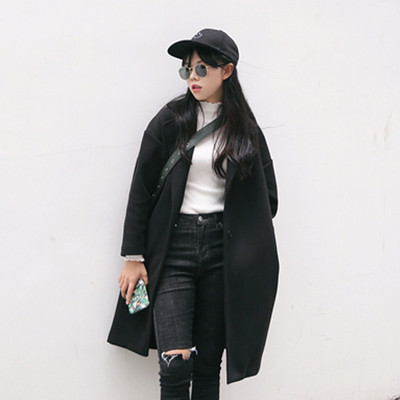 Κυρίες μακρύ παλτό ευρύ μοτίβο