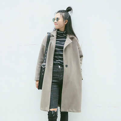 Κυρίες μακρύ παλτό ευρύ μοτίβο