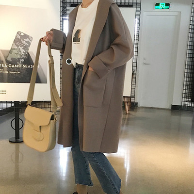 Μακρύ κομψό παλτό σε τρία χρώματα