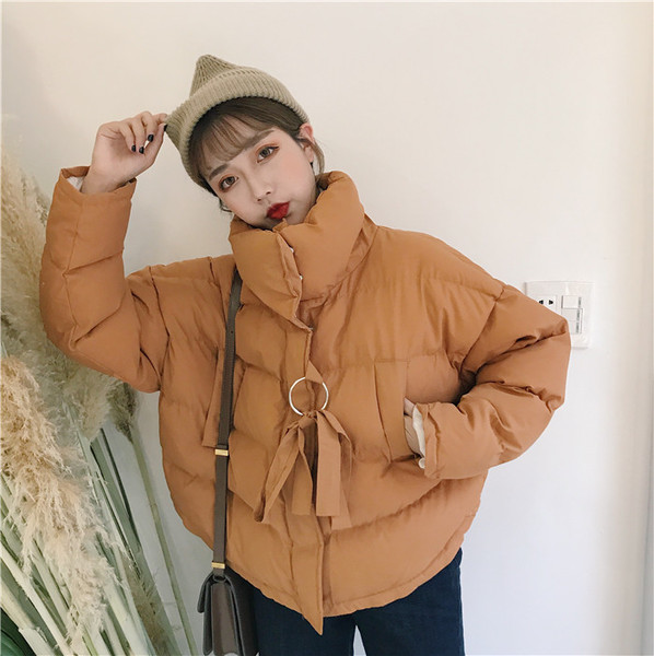 Χειμερινό σακάκι σε δύο χρώματα με ψηλό γιακά