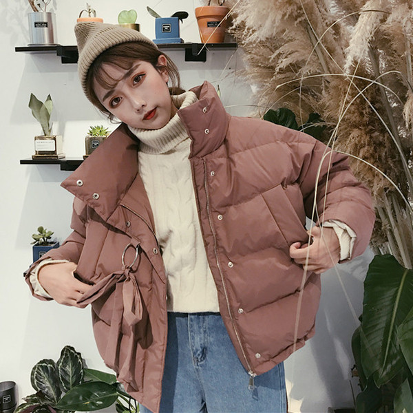 Χειμερινό σακάκι σε δύο χρώματα με ψηλό γιακά