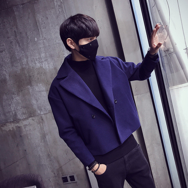 Κοντό παλτό σε τρία χρώματα