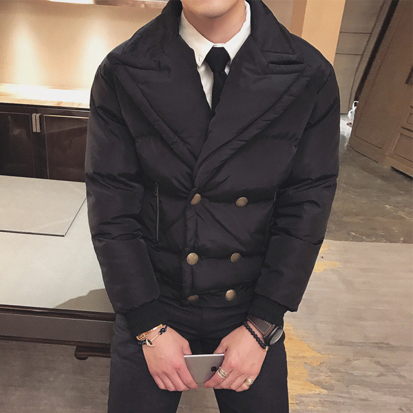 Χειμερινό μπουφάν με κουμπιά σε διάφορα χρώματα