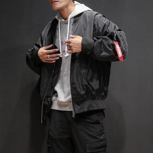 Casual ανδρικό σακάκι με έγχρωμη εκτύπωση στο πίσω μέρος