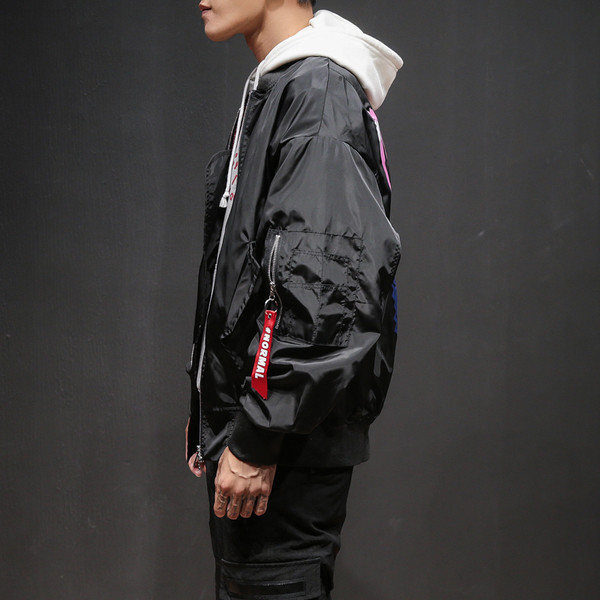 Casual ανδρικό σακάκι με έγχρωμη εκτύπωση στο πίσω μέρος