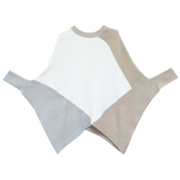 Κυρίες ευρύ και μακρύ πουλόβερ σε 4 αποχρώσεις