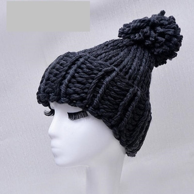 Γυναικείο καπέλο χειμωνιάτικο μαλλί με κουκούλα, πολλά χρώματα