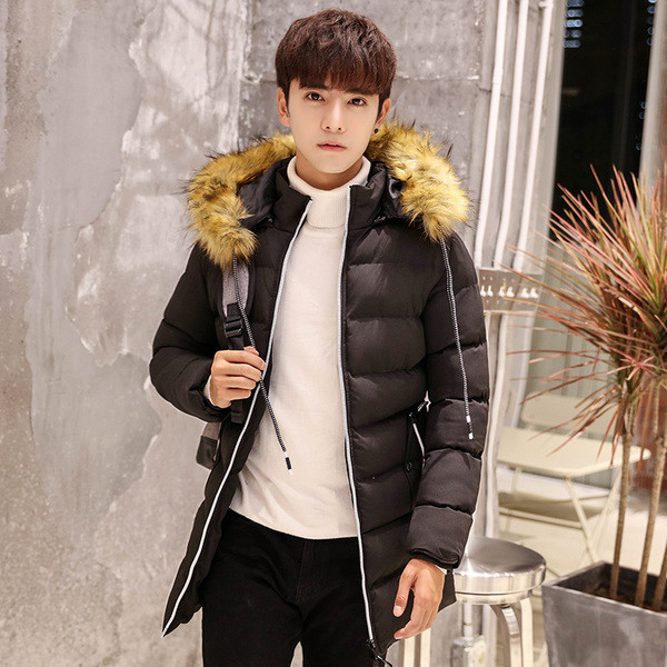 Χοντρό σακάκι χειμωνιάτικων ανδρών με πρακτική αφράτη κουκούλα, 3 μοντέλα