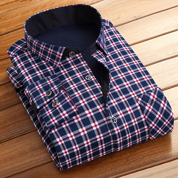 Σπορ-κομψό πουκάμισο ανδρών με σχέδια και σχέδια, 5 σχέδια