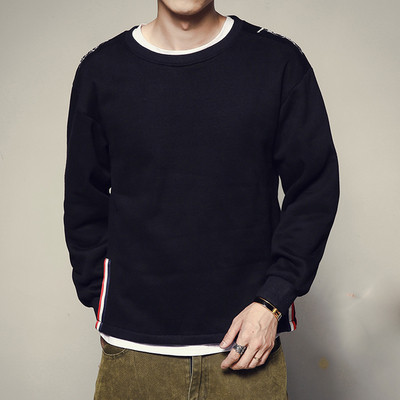 Καθημερινή σπορ πουκάμισο με κολάρο σε σχήμα O και μακριά μανίκια