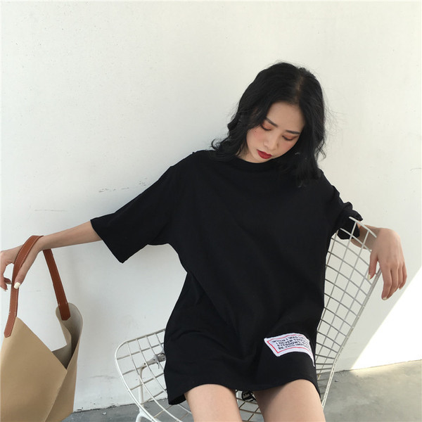 Γυναικείο χιτώνα με ευρύ σχέδιο με πλάτη και τριών χρωμάτων