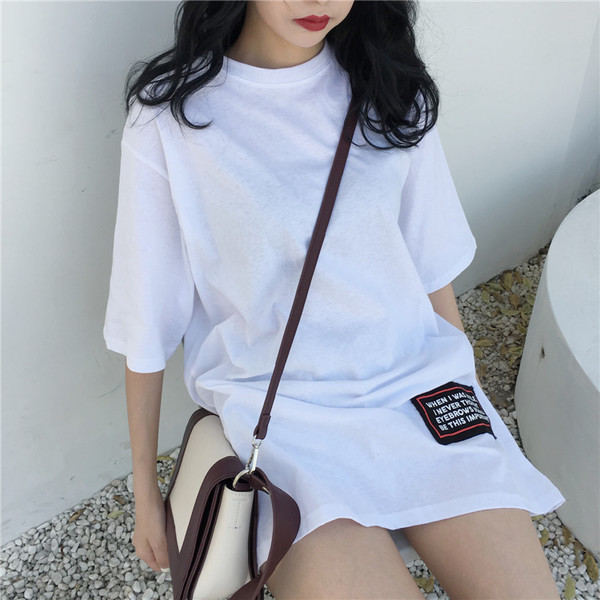 Γυναικείο χιτώνα με ευρύ σχέδιο με πλάτη και τριών χρωμάτων